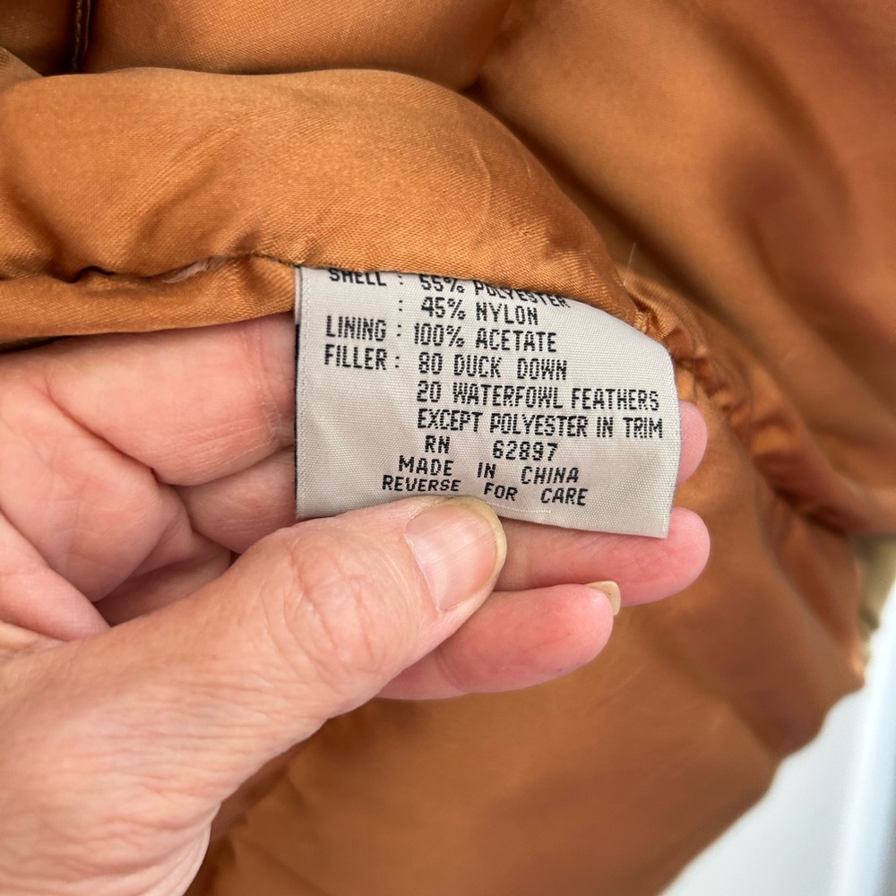 VINTAGE TRIPLE FAT GOOSE CANADIAN GOOSE DOWN PUFFER. For wear in Sub-zero temps. - Picture 10 of 13